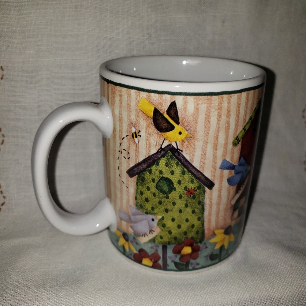 Vintage Lang And Wise "Birdsong" Coffee Mug By Debi Hron